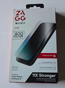 ZAGG InvisibleShield XTR4 Glass Screen Protector Apple iPhone 16 / 15 - SEALED - Picture 1 of 6