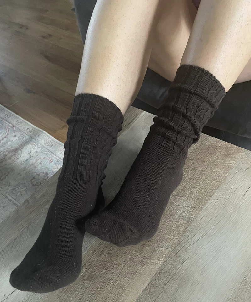 Vintage No Nonsense Women’s Brown Cuff Socks 1993 - Super RARE!!! - Image 1 of 4