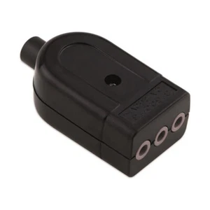 Presa Italiana 2P+T 10A P11 Nera - Picture 1 of 1