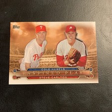 #I-5 Cole Hamels Steve Carlton,,￼2015 Inspired play,￼topps￼ Cb32