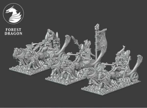 10mm warmaster Forest Dragon Noble High Elf Elves Expansion Force army - Picture 1 of 7