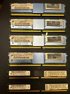 8GB 2RX4 PC2-5300F DDR2, 667, CLS, ECC Computers & Servers - Picture 1 of 5