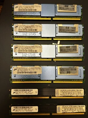 8GB 2RX4 PC2-5300F DDR2, 667, CLS, ECC Computers & Servers - Image 1 of 4