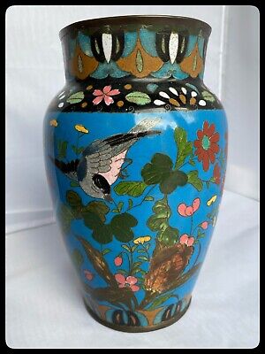 Antique Japanese Cloisonné Vase • 19.99£