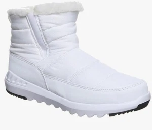 Bearpaw White Puffy Boot Ankle Bootie Womens 7 New With Tags - Picture 1 of 7