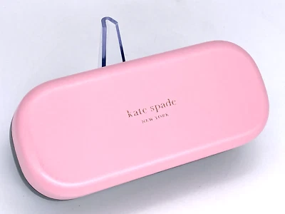 Kate Spade Gafas Estuche Rígido Rosa Verde Tela Nueva York Gafas Caja Gafas de Sol NY Foto 1 de 4