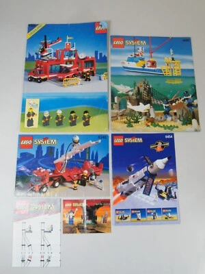 LEGO SYSTEMS 6020, 6340, 6389, 6454 & 6558 MANUALS ONLY, NO BRICKS! - Image 1 of 4