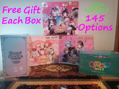 Goddess Story Secret Garden Goddess & Beauty NS Anime Waifu Doujin Cards TCG Box - Image 1 of 4