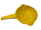 Vintage Tupperware Small Bright Yellow Colander Strainer 1 quart 1200 CLEAN!!