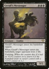 Geralf's Messenger Dark Ascension NM Black Rare MAGIC GATHERING CARD ABUGames