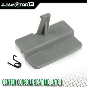 Cierre de tapa de asiento de consola central gris apto para Ford F-150 10 11 12 13 14 15 16 17 18 - Imagen 1 de 9