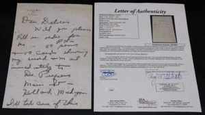 Rocky Marciano Handwritten Signed Letter Boxing Auto Autograph JSA LOA D12781 - Picture 1 of 5