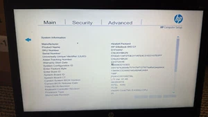 HP EliteBook 840 G1 Intel Core i5 4300U 1.90GHz 8GB RAM NO HDD OS Boots to Bios - Picture 1 of 5
