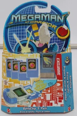 Megaman NT Warrior Battlechip 2004 paquete de 5 Mattel sellado Mega Man - #2 -  Foto 1 de 4