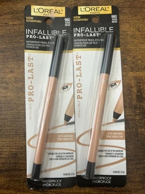 L'oreal Infallible Pro Last Waterproof Eyeliner 980 Nude - 2 Pack - Image 1 of 3