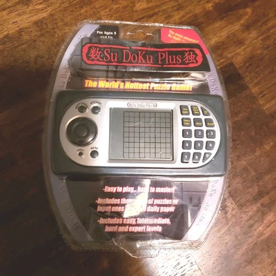 NEW Sudoku Su Doku Plus Hand Held Electronic Game New in Package Unopened - Image 1 of 4