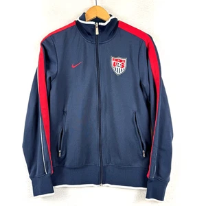 Nike Team USA Herren klein FC Fußball Football blau Reißverschluss sportliche Trainingsjacke - Bild 1 von 11