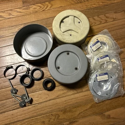 HUSQVARNA 1968-1974 PLÁSTICO FILTRO DE AIRE CAJA CUBIERTA CR WR 125 175 250 360 400 450 Foto 1 de 4