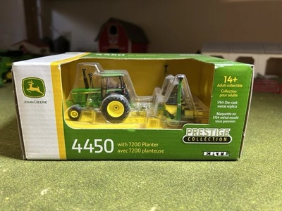 1/64 Ertl John Deere 4450 Tractor w/ 7200 6 Row Planter Prestige Edition Set - Image 1 of 4