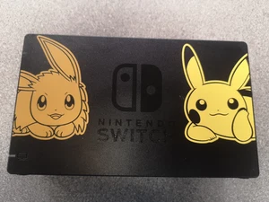 Nintendo Switch Genuine Charging Dock Pokemon Let's Go Pikachu Eevee Edition - Picture 1 of 5