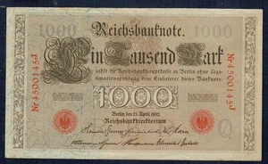 Germany - 1.000 Marks 1910 Uncirculated - - Bild 1 von 2
