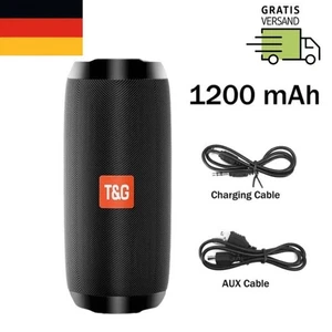 Tragbarer Bluetooth Lautsprecher Soundbox Soundstation Musikbox Radio MP3 SD USB - Bild 1 von 5