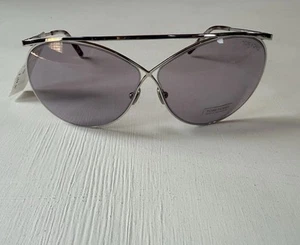 NUEVO CON ETIQUETAS GAFAS DE SOL REDONDAS TOM FORD STEVIE FT0761 FT761 16Y Paladio Brillante/Violeta - Imagen 1 de 5