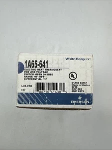 BRAND NEW White-Rodgers Electric Heat Thermostat 1A65-641 Line Voltage - Picture 1 of 6