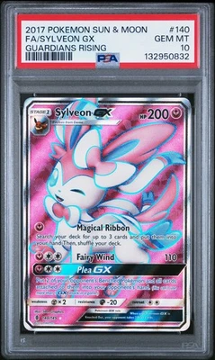 2017 Pokemon Sun & Moon Guardians Rising #140 Sylveon Gx PSA 10 Gem Mint - Image 1 of 2