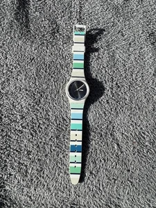 Swatch 2018 GW189 Marinai 18 Gents New Battery 34mm Blue Nautical - Picture 1 of 4