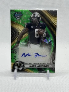 2024 Bowman's Best U Auto Nate Johnson #BOA-NJ Green Mini Diamond 57/99 - Bild 1 von 2