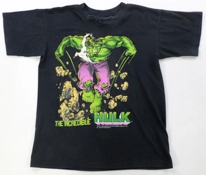 Rare VTG SSI The Incredible Hulk Marvel Comics 1990 T Shirt 90s Black Youth SZ L - Picture 1 of 9