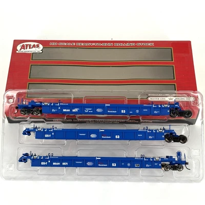 HO Atlas 20001268 Pacer Stack Train 53' Thrall Articulated Well Car #5571 - Image 1 of 4