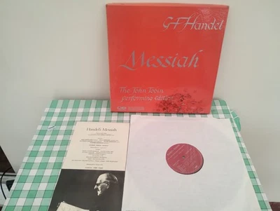 G F Handel - Messiah - The John Tobin Performing Edition QUADRAPHONIC NM VINYL - Image 1 of 4
