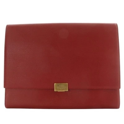 Smyson SMYTHSON clutch bag multi case leather red YO2 Yoko: 29cm Mate: 22cm Used - Image 1 of 4