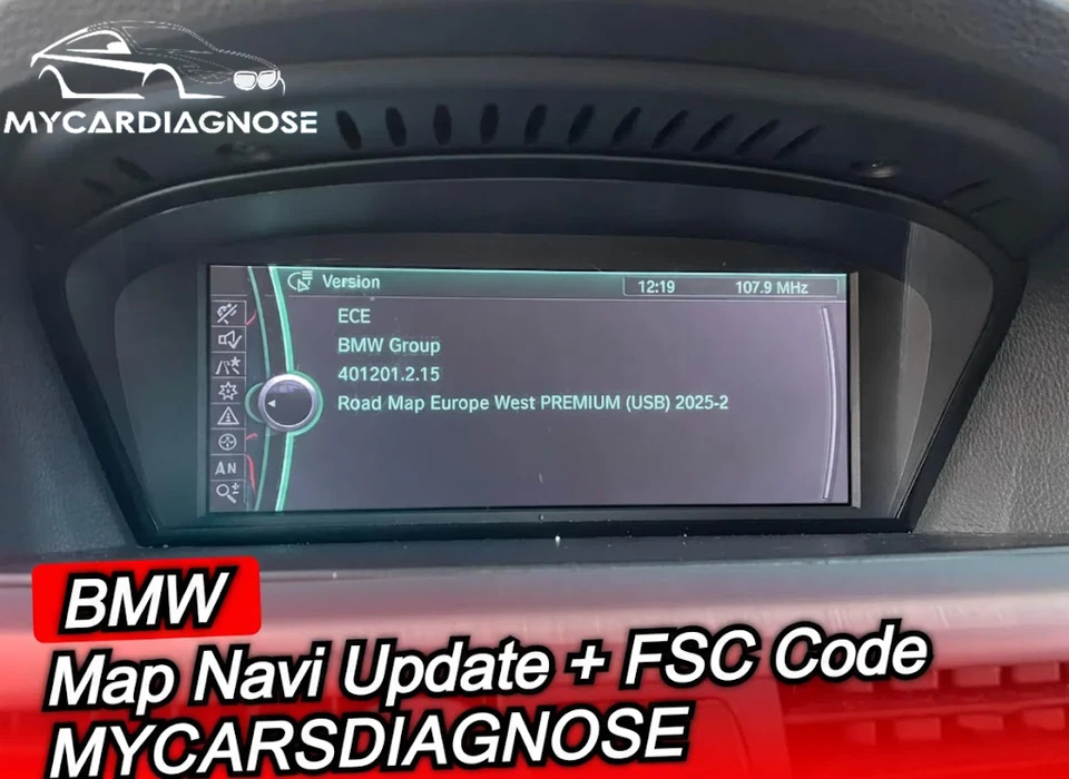 BMW Navigation Update Europe  Premium CIC West/Ost 2025-2 inkl. FSC  ohne USB - Bild 1 von 1