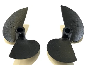 NQD 757-059 RC Speed Racing Boat Accessory Part Left Right Propeller 2 Pairs - Picture 1 of 5