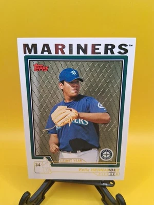 2004 Topps Traded & Rookies #T144 Felix Hernandez Rookie/RC Seattle Mariners - Image 1 of 3