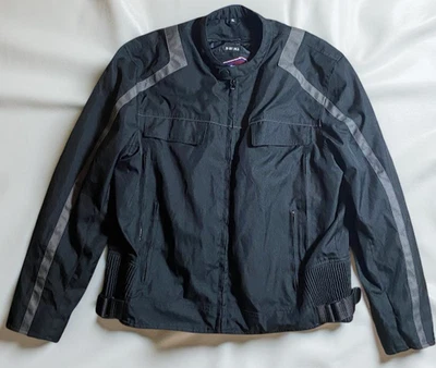 Buffalo на открытом воздухе мотоциклетная куртка мужская XL черный вентилируемый молнии вкладыш спецодежда - Изображение 1 из 4