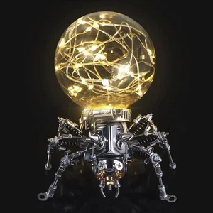 Mechanical Metal Phantom Spider Insect Toy Assembled Puzzle Model DIY Night Lamp - Picture 1 of 11