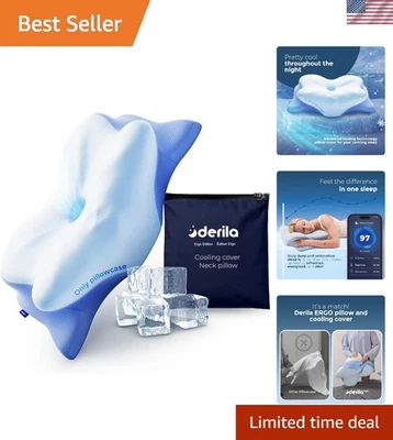 Derila Ergo Cervical Neck Pillow for Sleeping Pillow Contour Memory Foam Pillows