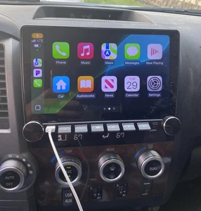 4+64G Android 13 Car Stereo GPS Apple CarPlay Radio For Toyota Tundra 2007-2013 - Picture 1 of 10