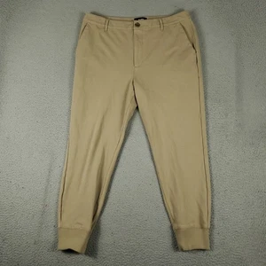 Paige Pants Mens Size 36 Beige Slash Pocket Tapered Chino Jogger - Picture 1 of 10