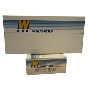 Ho Scale Walthers 932-5001 Single Dome Tank Car UTLX 49721 & 49809 Set - Picture 1 of 12