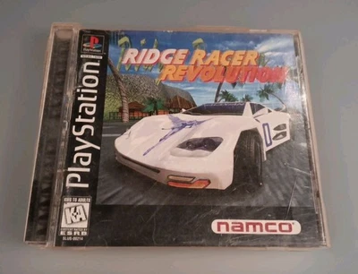 Ridge Racer Revolution (Sony PlayStation 1, 1996) PS1 Black Label CIB Complete - Image 1 of 4