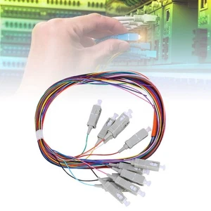 12-adrige Multimode-Glasfaser Glasfaser-Pigtail-Kabel♫ - Afbeelding 1 van 22