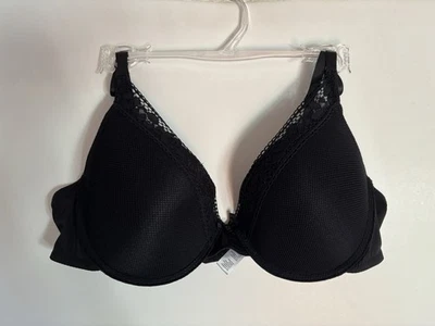 MARILYN MONROE с подкладкой пуш-ап погружения черный 38C кружева отделки и рыболовная сеть - Изображение 1 из 4