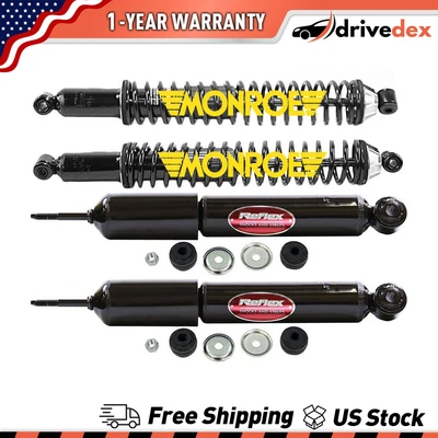 Monroe Shock Absorbers Front Rear Fits 2000 2001 2002 97 Ford Expedition — 第 1/4 张图片