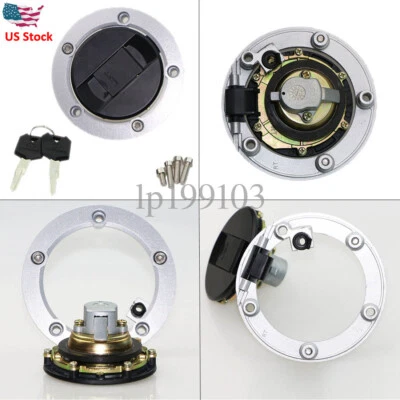 Tapa gasolina combustible moto con llaves para Suzuki SV650 2003-2009 DL650 2012-2015 Foto 1 de 4