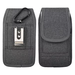Vertical Holster Waist Pouch Case For iPhone 15 / 15 Plus / 15 Pro / 15 Pro Max - Picture 1 of 7